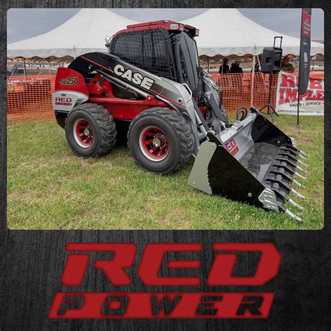 250 red knob skid steer|CASE SV250 Red Power Edition: Power with a purpose. .